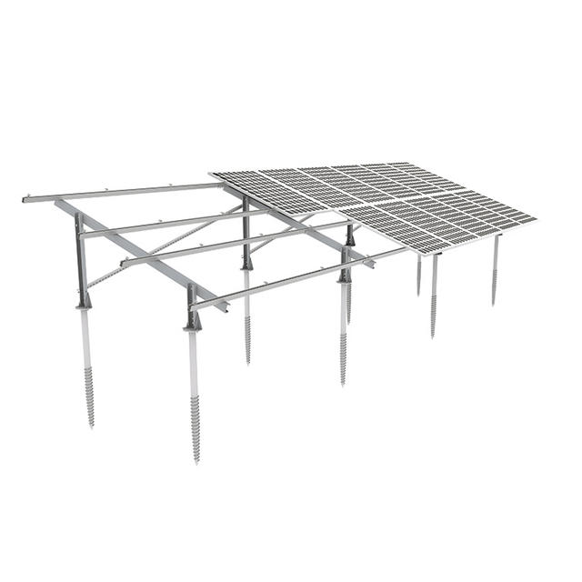 Ground Mount Solar Racking Systems ລະບົບຕິດຕັ້ງພື້ນດິນແສງອາທິດ