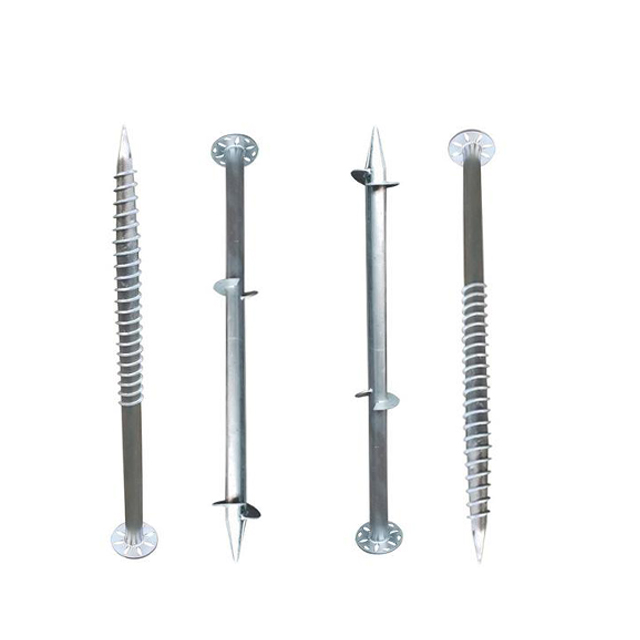 Helical Piles Screw Pile Foundation Screw Ground Screw ສໍາລັບແຜງແສງອາທິດ