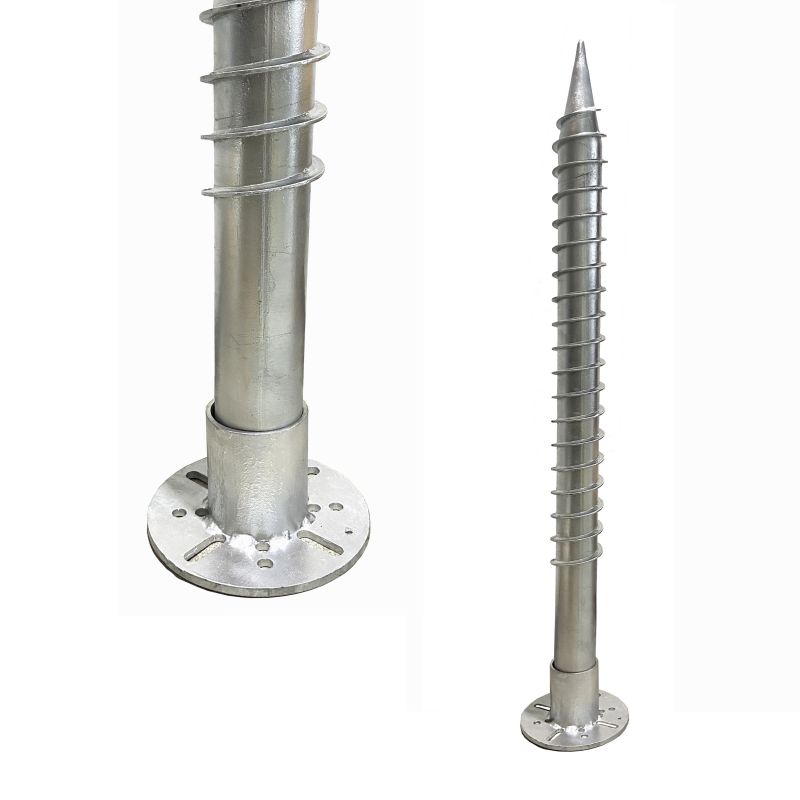 ກະດານແສງອາທິດ Mount Helical Galvanized Ground Screw Pile